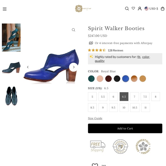 Spirit Walker Booties, practically new - Picture 2 of 7